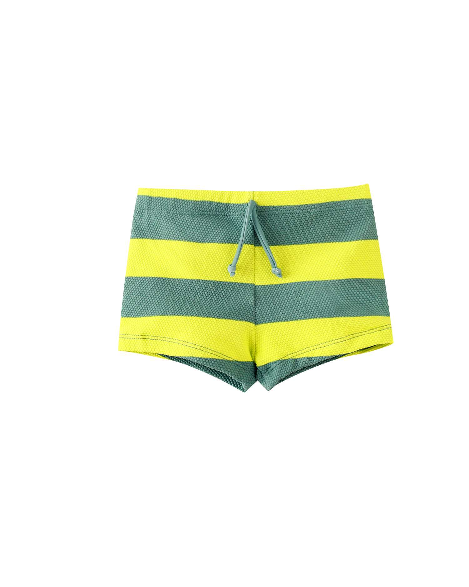 Bañador de bebé tipo bóxer de rayas con cintura ajustable