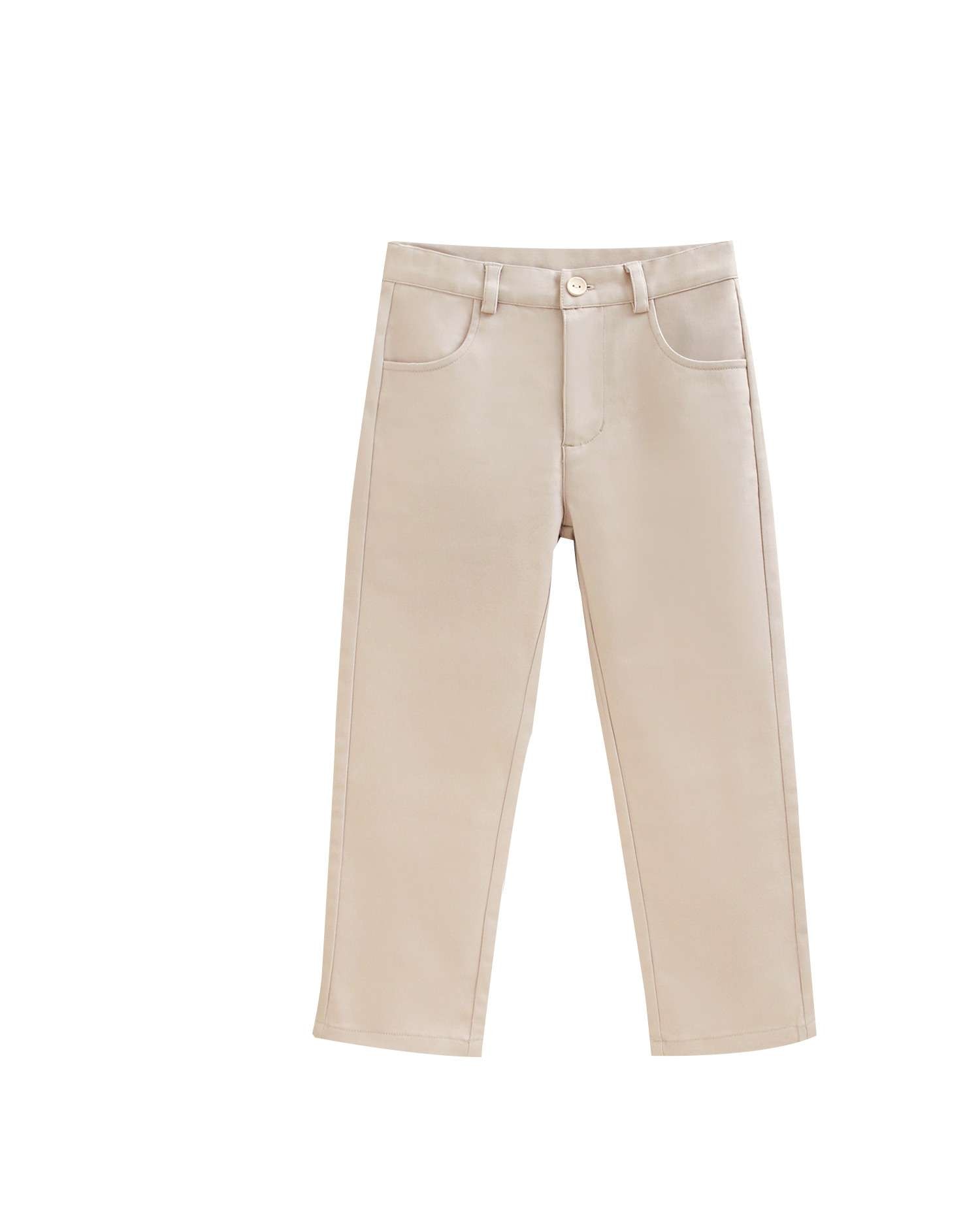 Imagen 0 de Pantalón de niño largo en elástico Natural