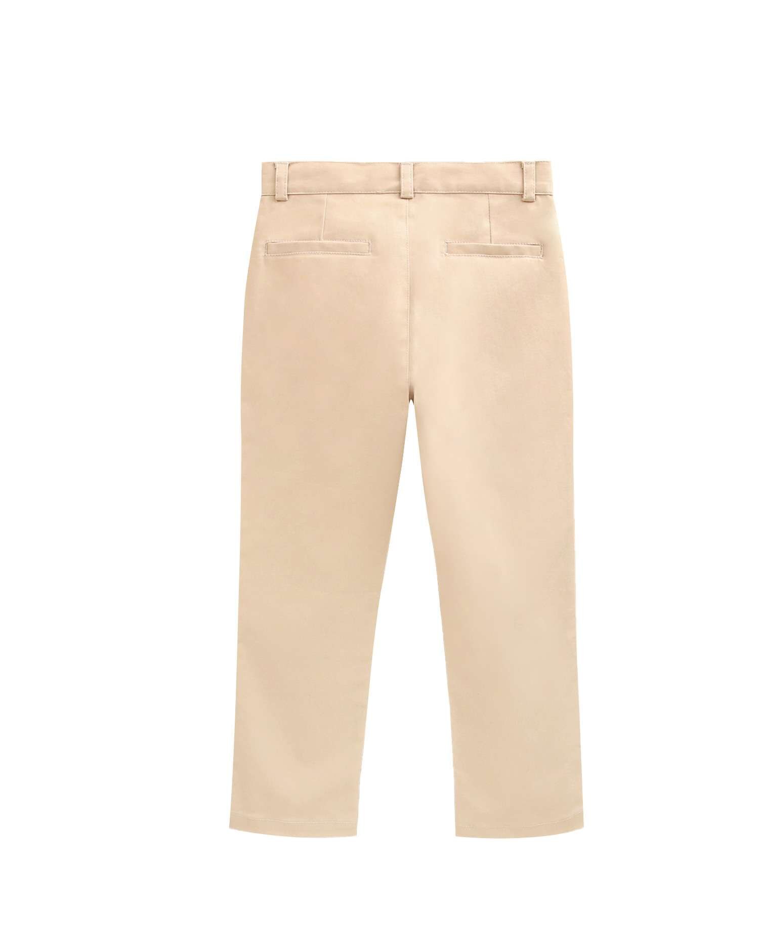 Pantalón de niño largo camel con bolsillos - Dadati - Natural Natural-2