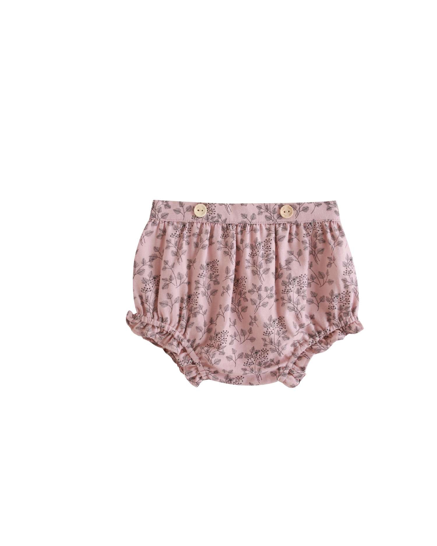 Imagen 0 de Cubrepañal de bebé niña con estampado de flores Rosa