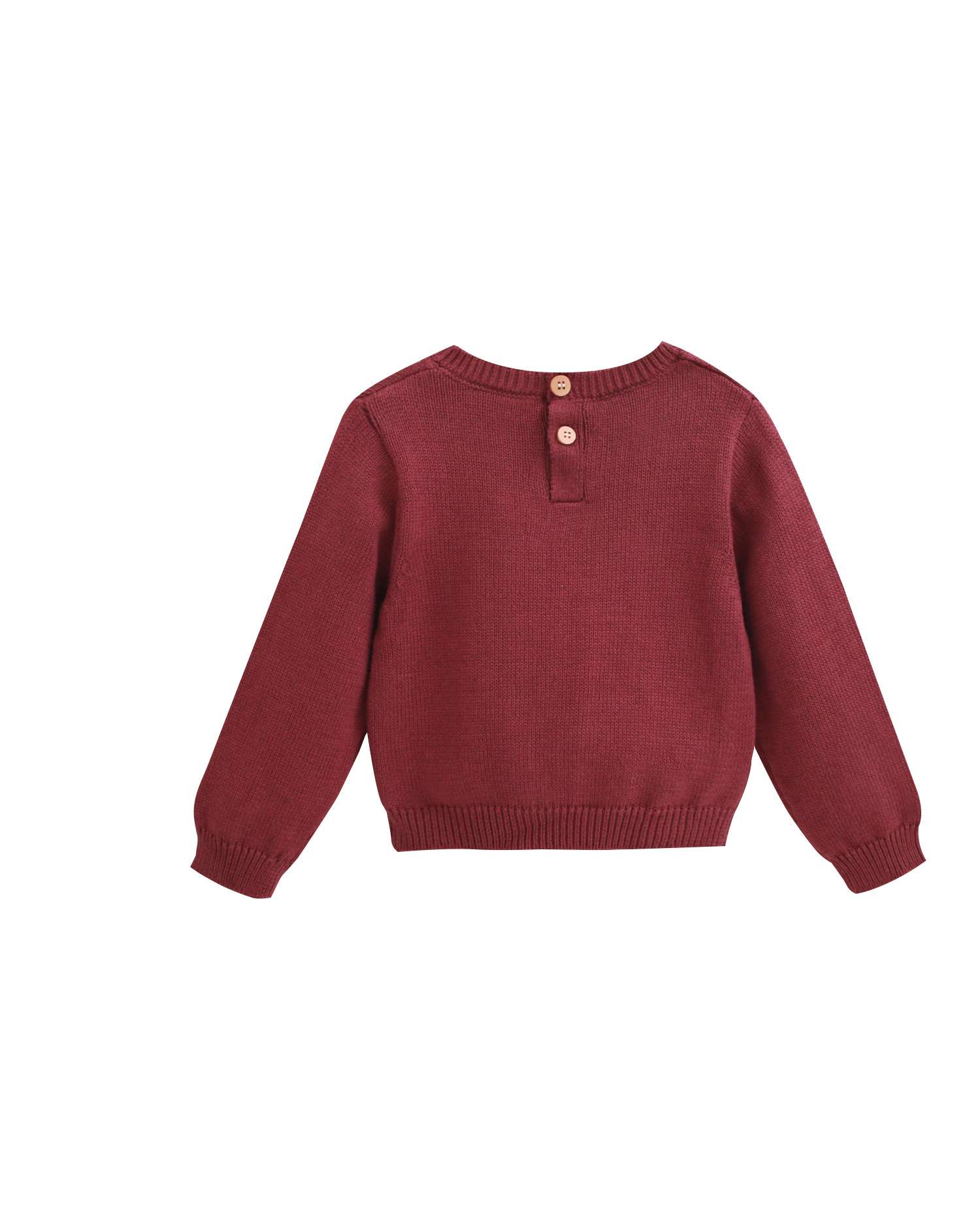 Jersey de bebé niño con dibujo de perro salchicha - Dadati - Rojo Rojo-2