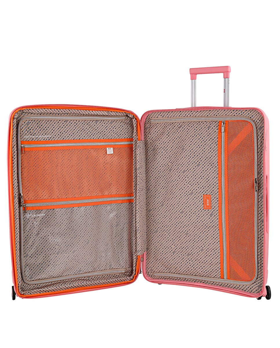 Imagen 6 de Maleta grande luton con capacidad de 96l - Jaslen - Rosa Rosa