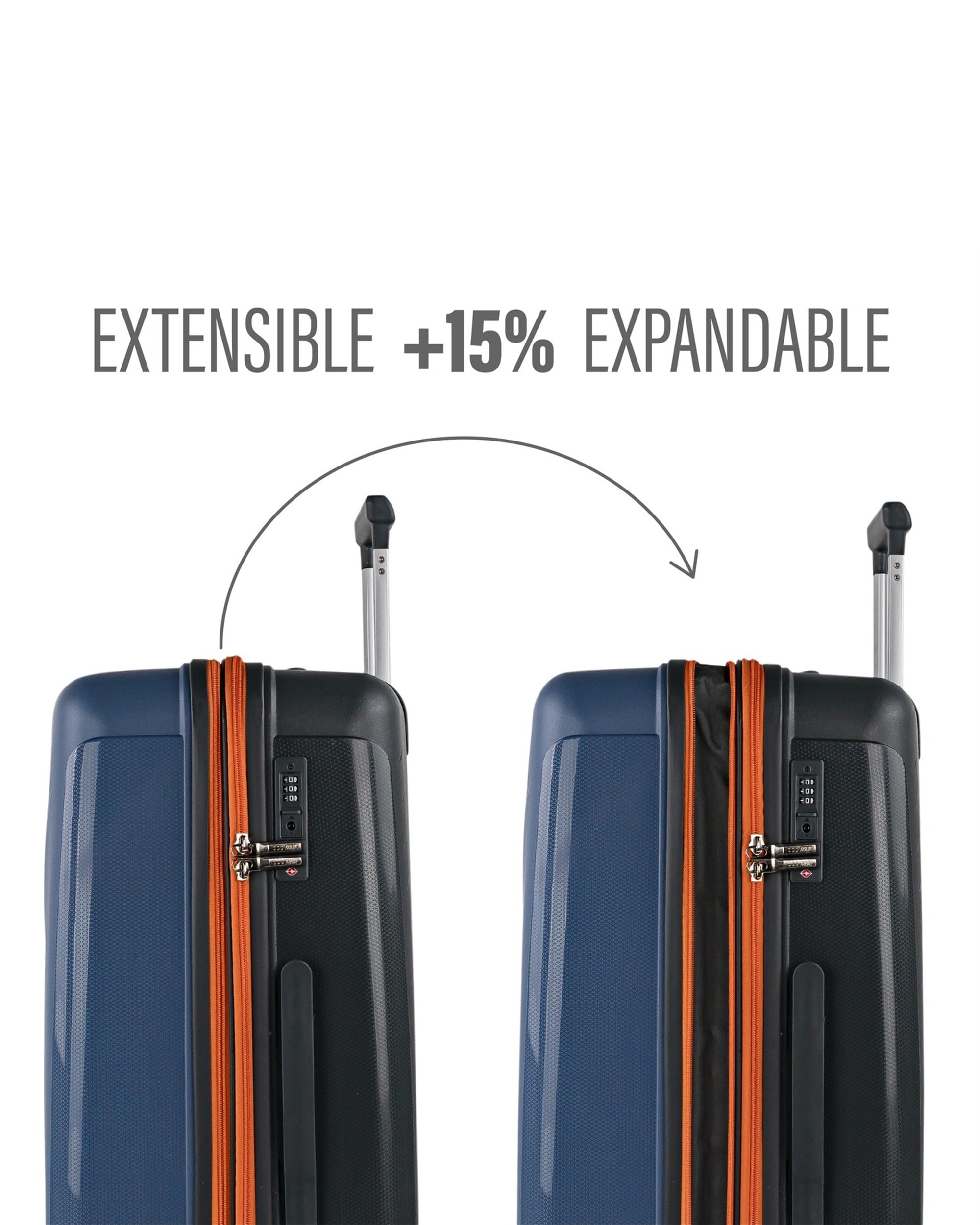 Maleta grande tivoli con capacidad de 96l - Jaslen - Azul Azul-4