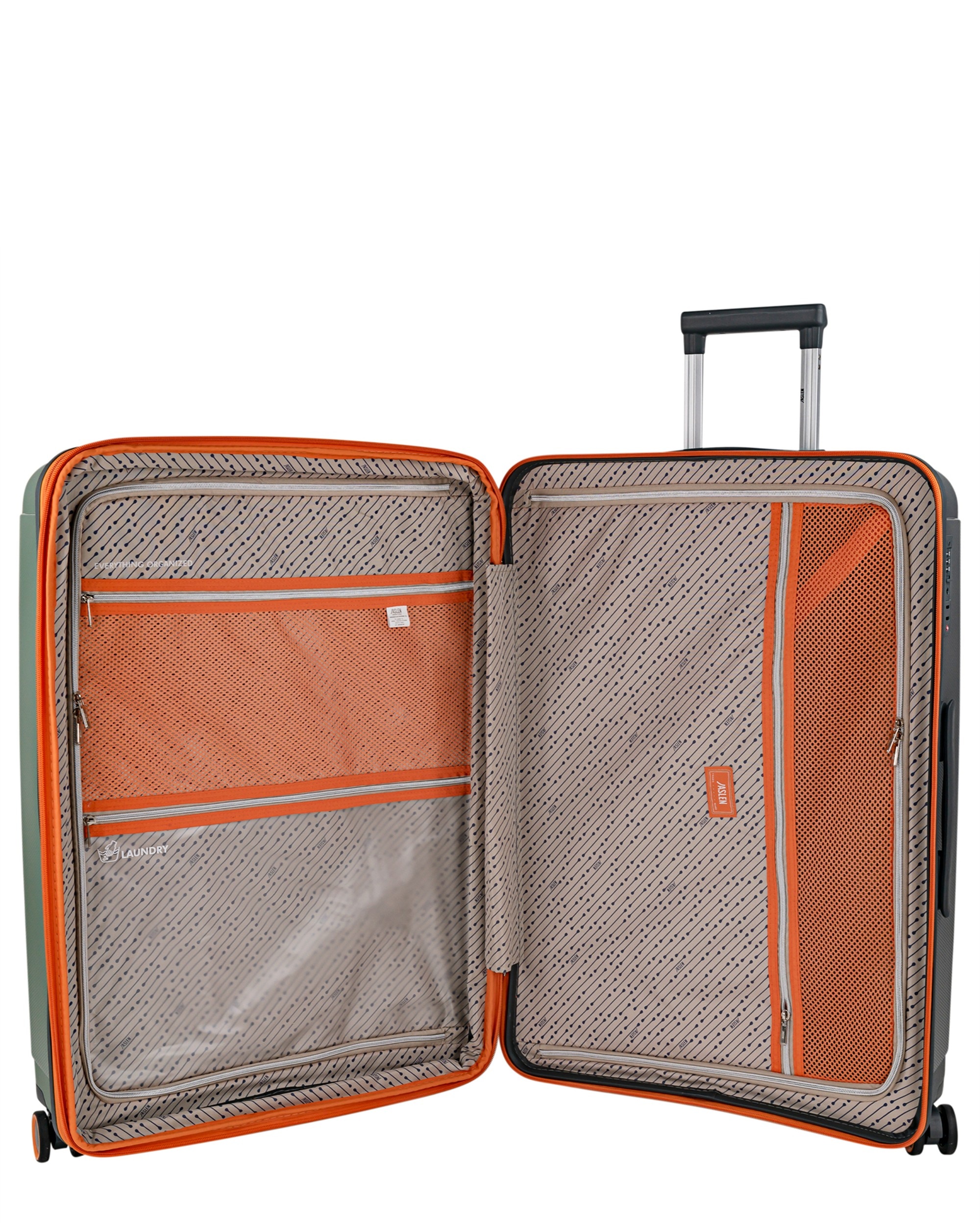 Maleta grande tivoli con capacidad de 96l - Jaslen - Kaki Kaki-6