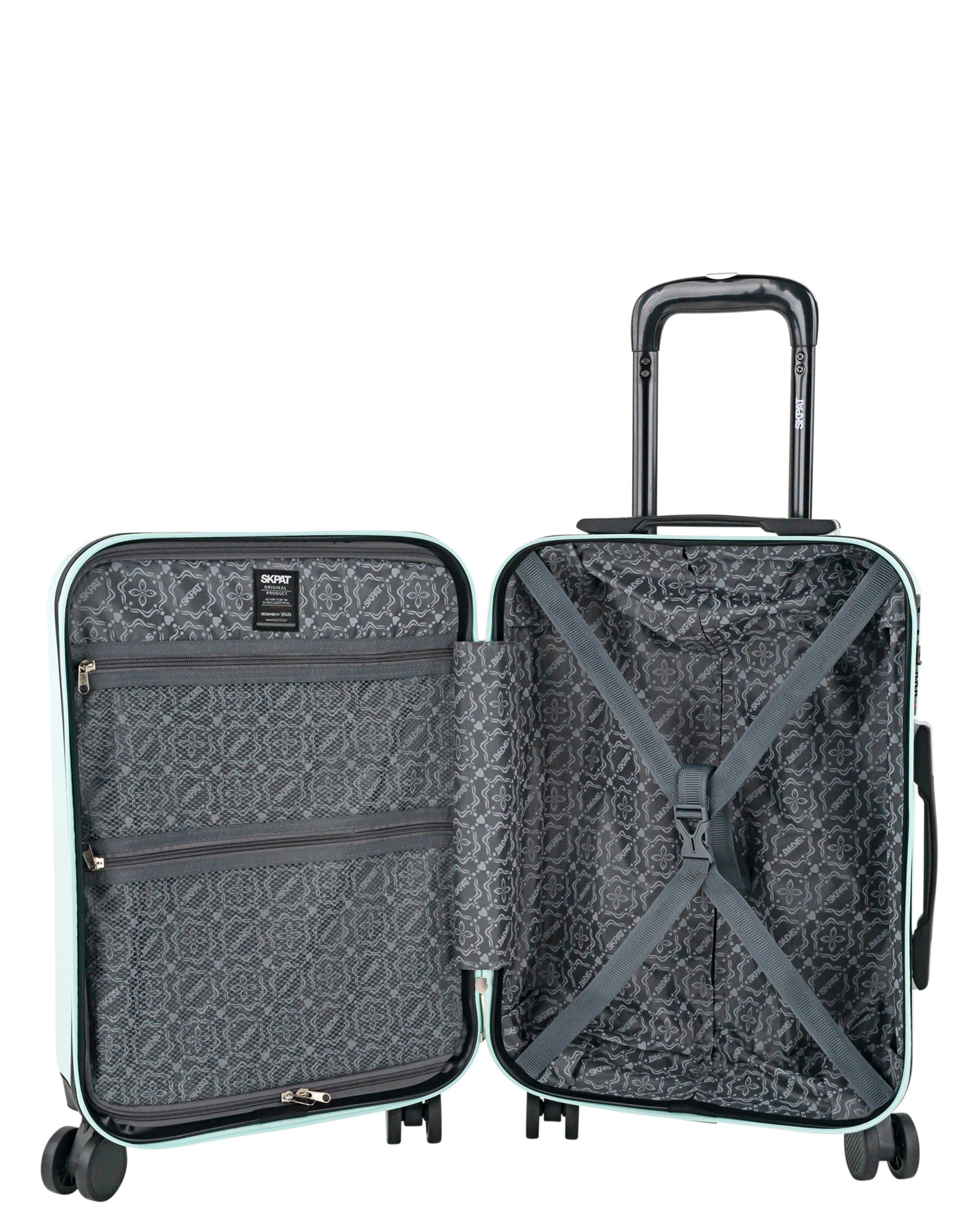 Maleta cabina tiber rígida con capacidad 40 l - SKPAT - Verde Verde-4