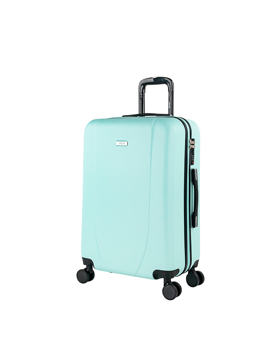 Maleta mediana tiber rígida con capacidad 70l - SKPAT - Verde Verde-1