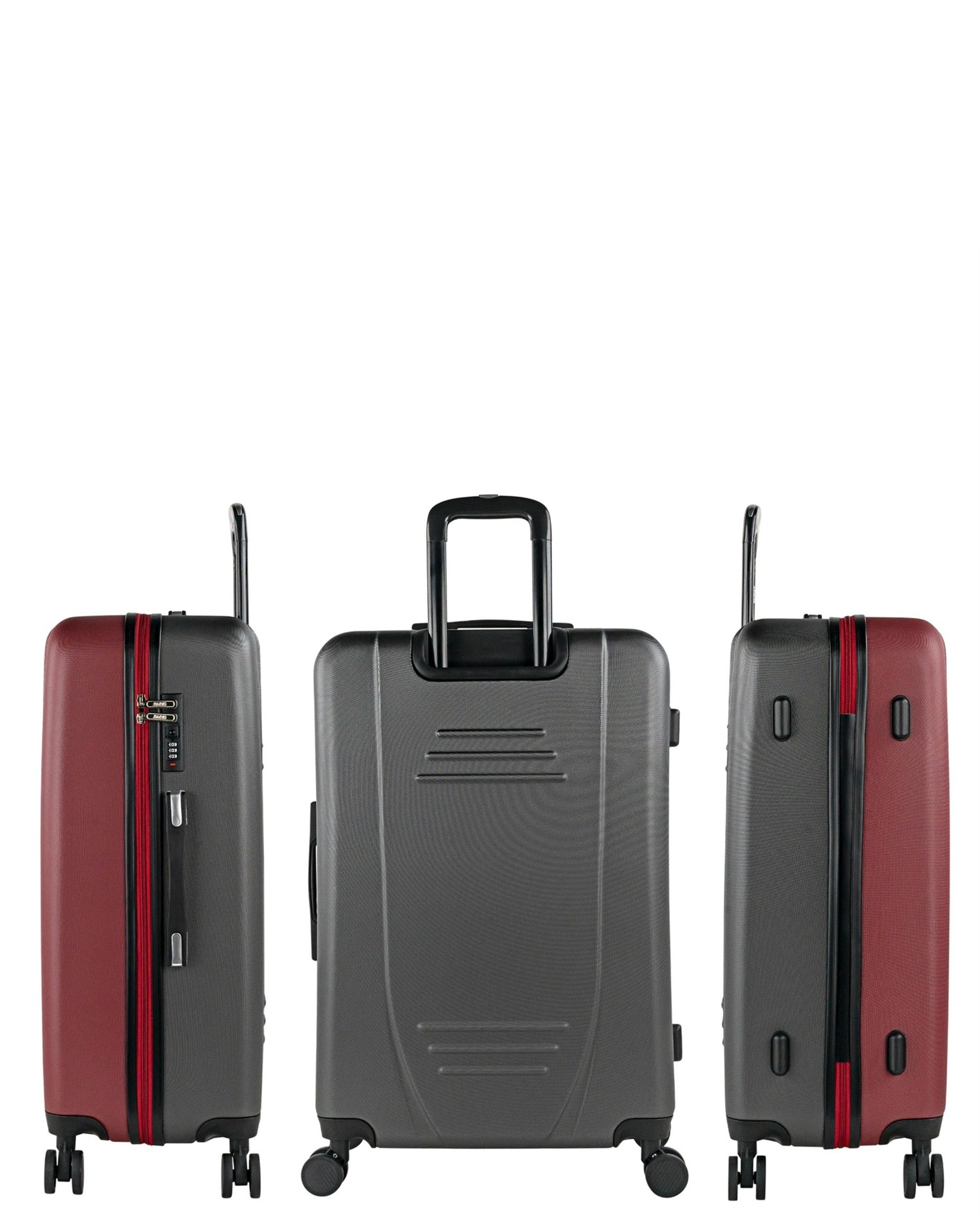Maletas grande tiber rígida con capacidad 100l - SKPAT - Rojo Rojo-2