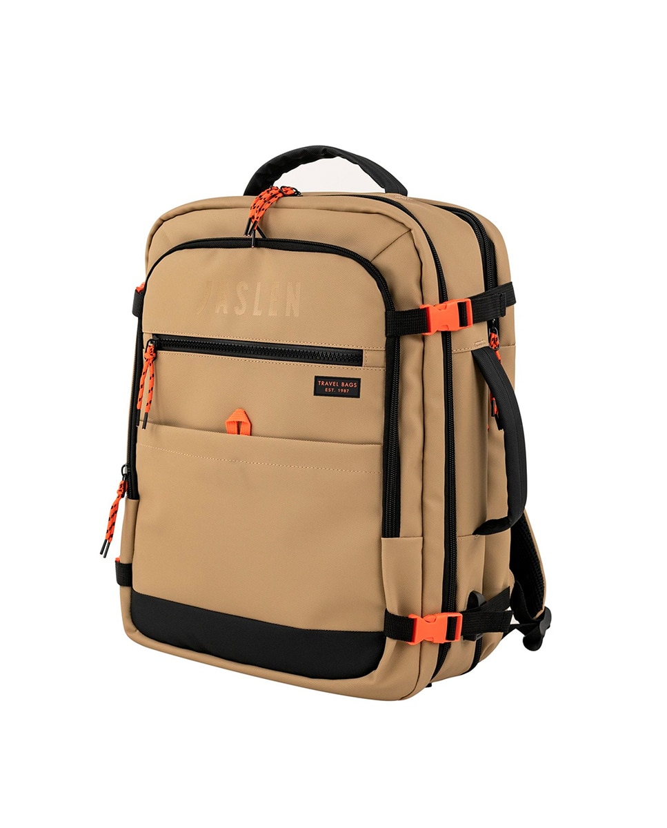Mochila de viaje para cabina,extensible - Jaslen - Beige Beige-1
