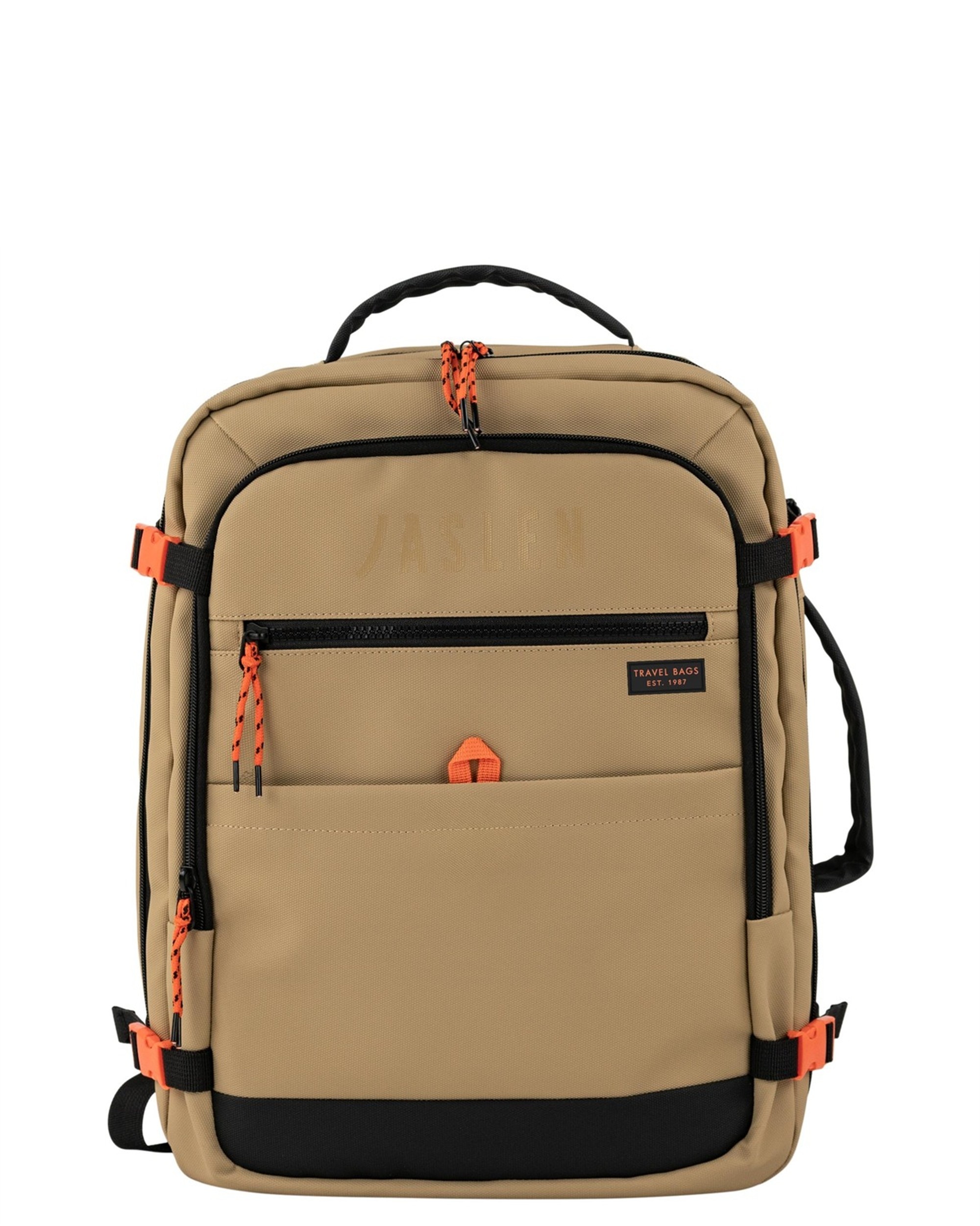 Mochila de viaje para cabina,extensible - Jaslen - Beige Beige-6