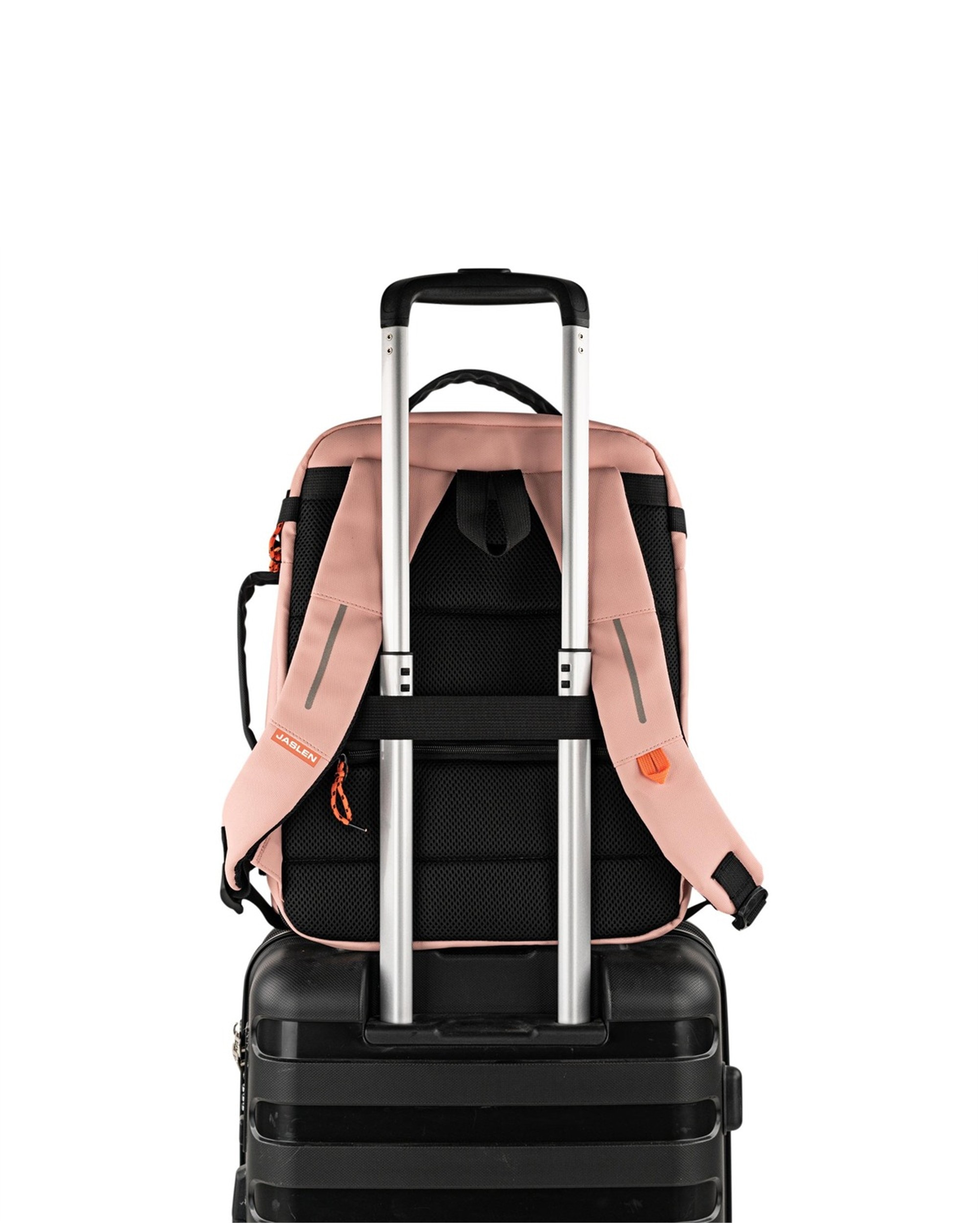 Mochila de viaje para cabina,extensible - Jaslen - Rosa Rosa-3