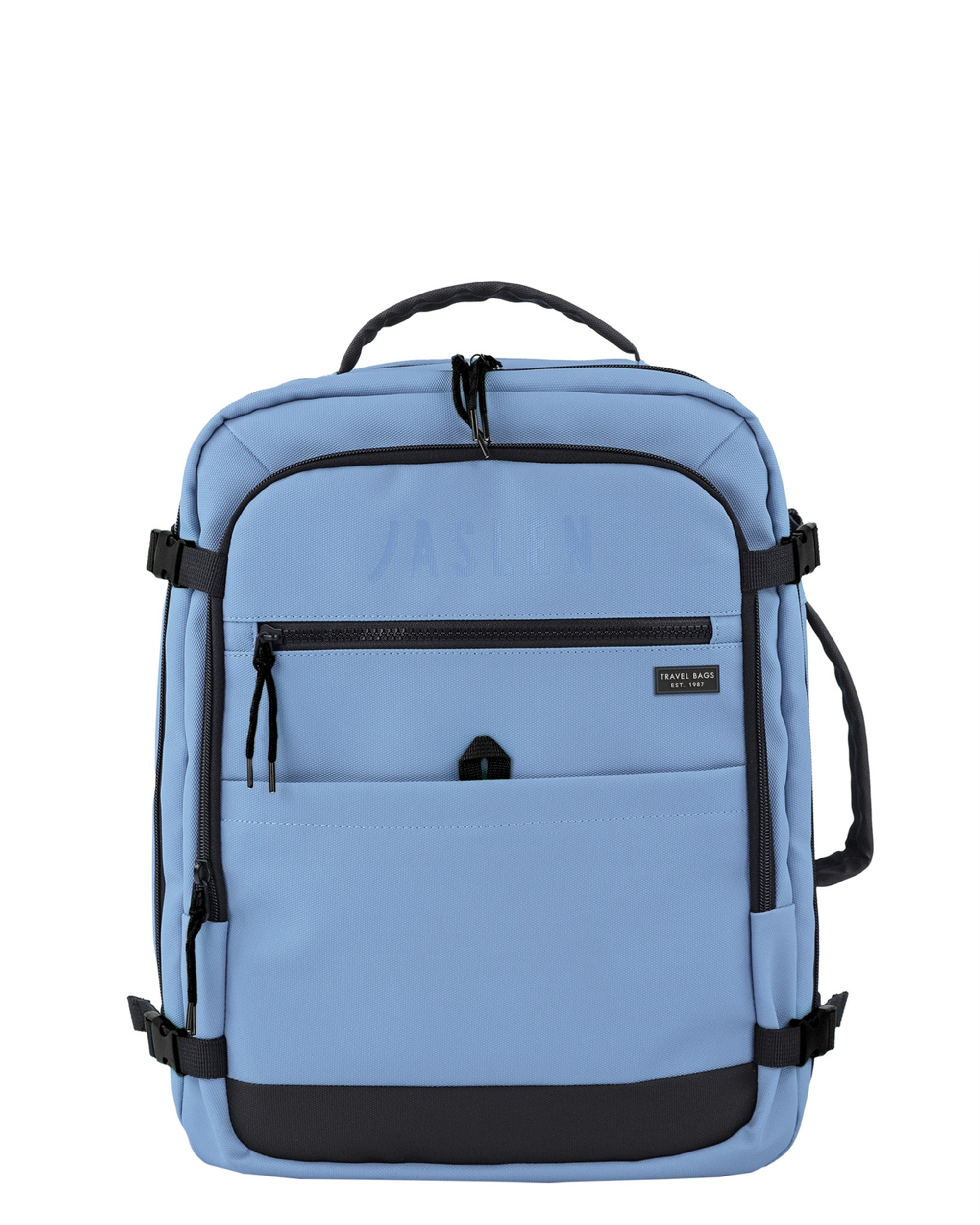 Mochila de viaje para cabina,extensible - Jaslen - Azul Azul-6