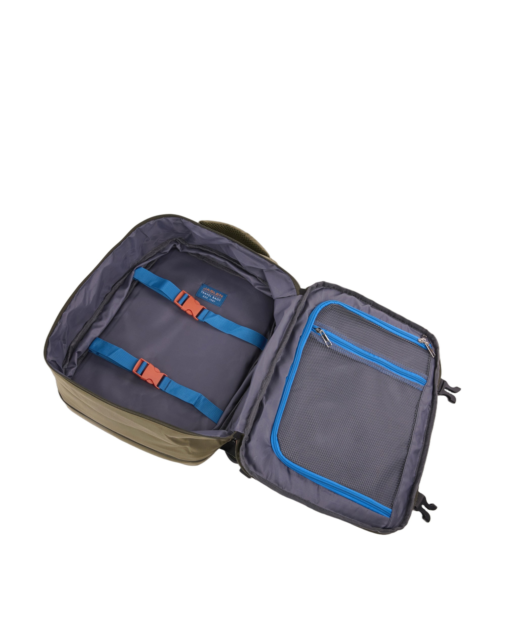 Mochila de viaje cabina sintra con capacidad de 24l. - Jaslen - Verde Verde-4