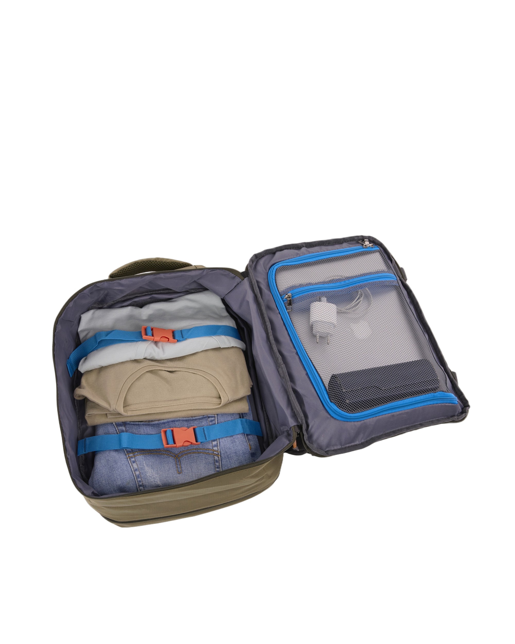 Mochila de viaje cabina sintra con capacidad de 24l. - Jaslen - Verde Verde-5