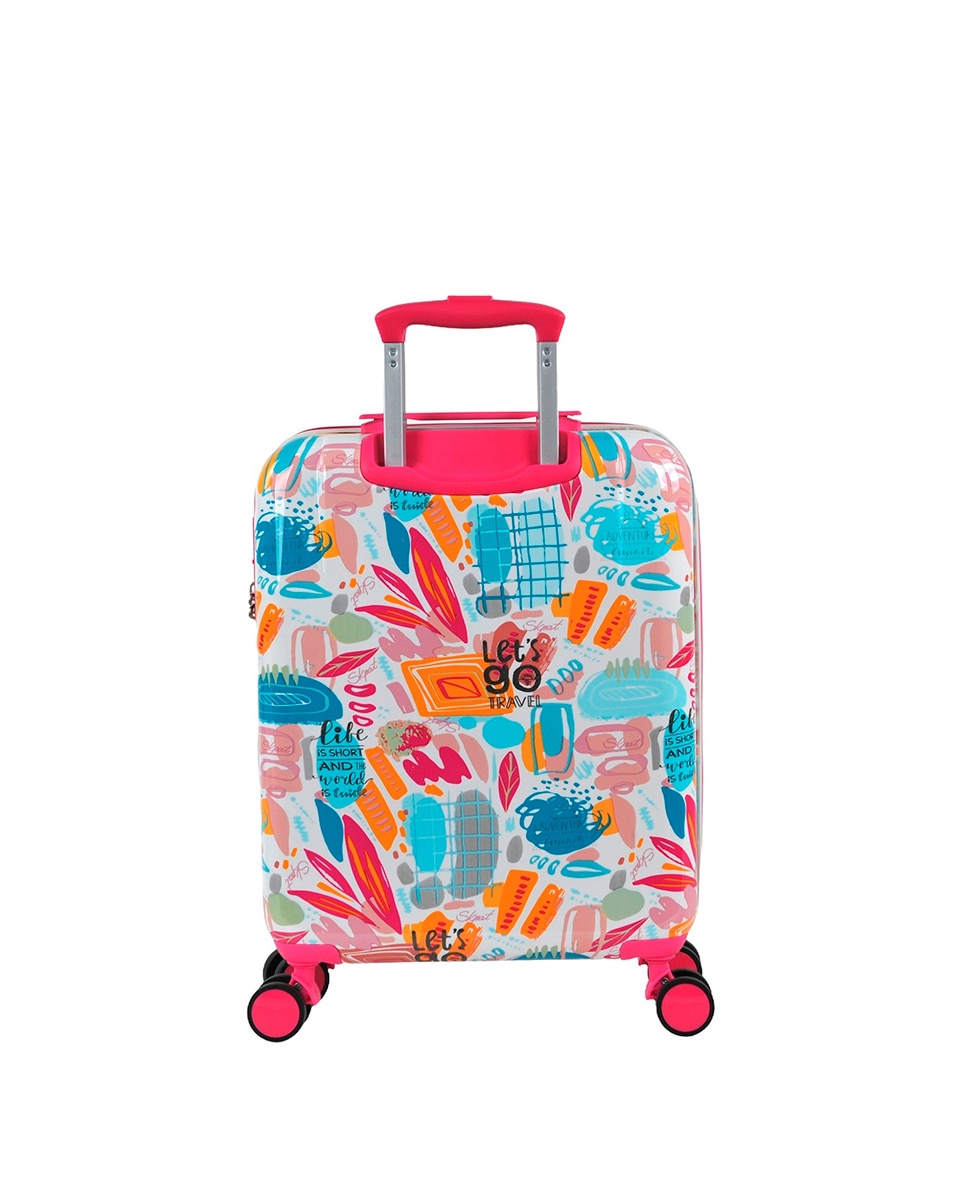 Maleta de cabina chloe rigida con capacidad de 38 l - SKPAT - Fucsia Fucsia-4