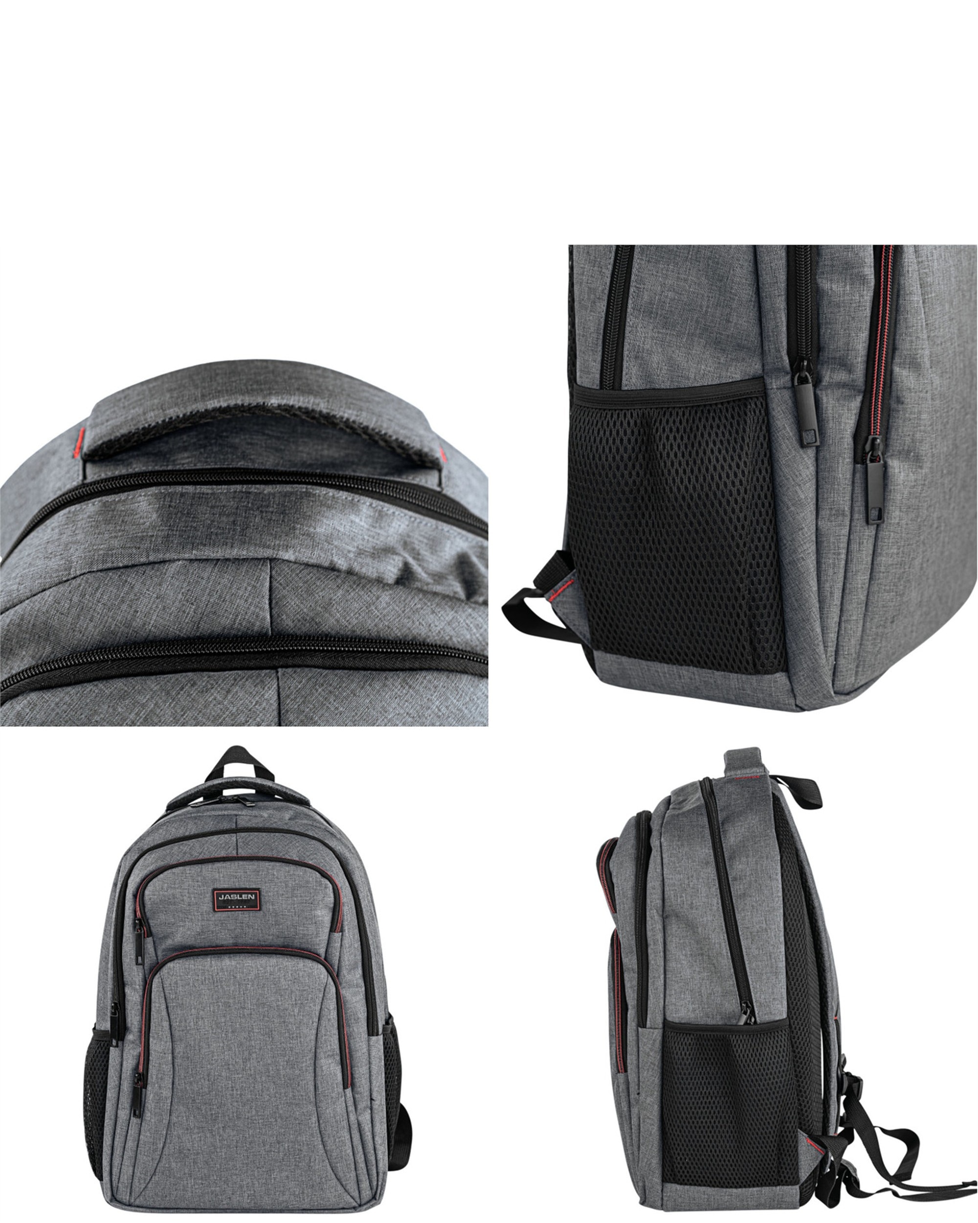 Juego de maleta y mochila de cabina turín capacidad 60l - Jaslen - Negro Negro-4