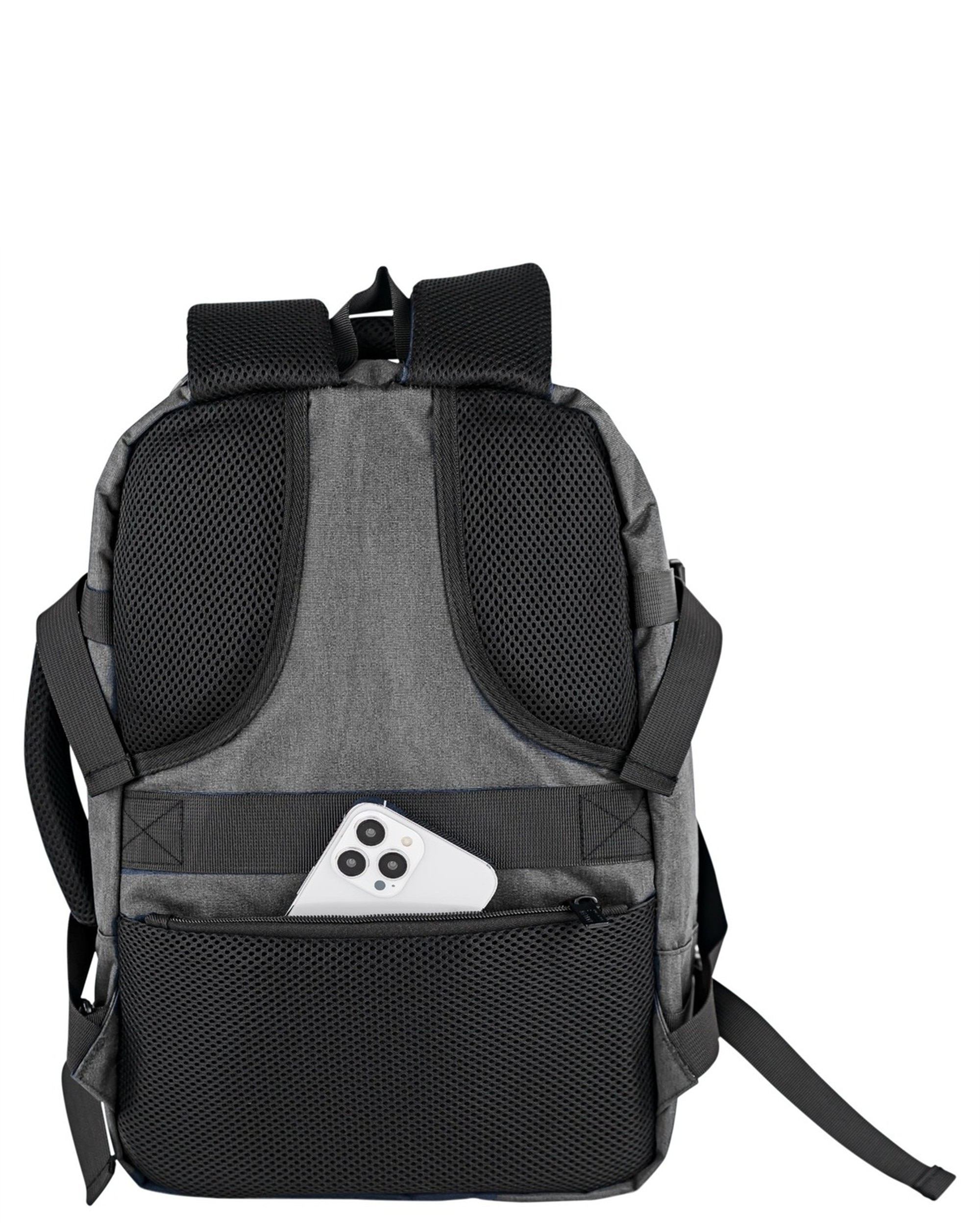 Juego de maleta y mochila de cabina turín capacidad 60l - Jaslen - Gris Gris-3
