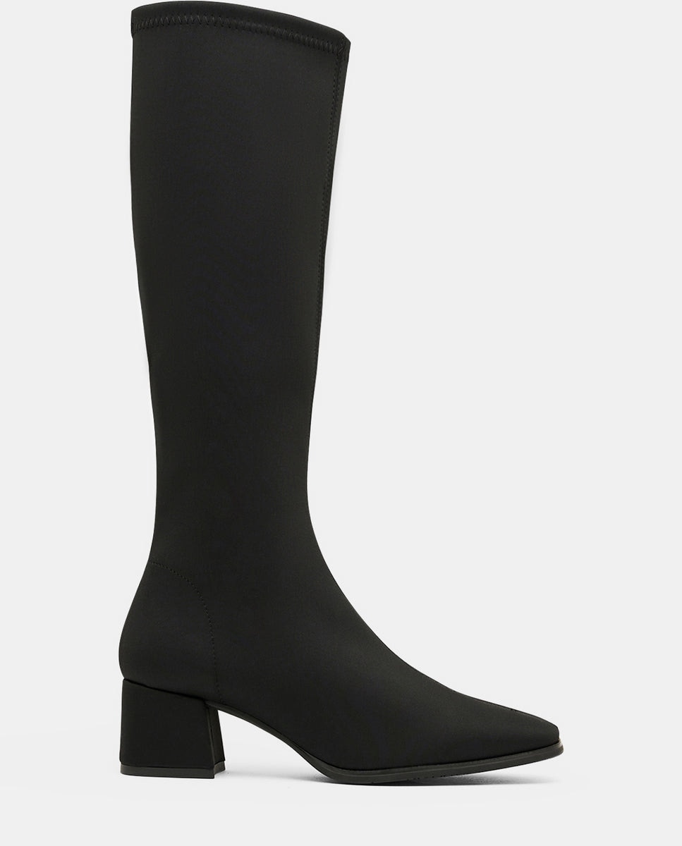 Imagen 4 de Botas fax studio de mujer en tejido elástico - Miss Elastic - Negro Negro