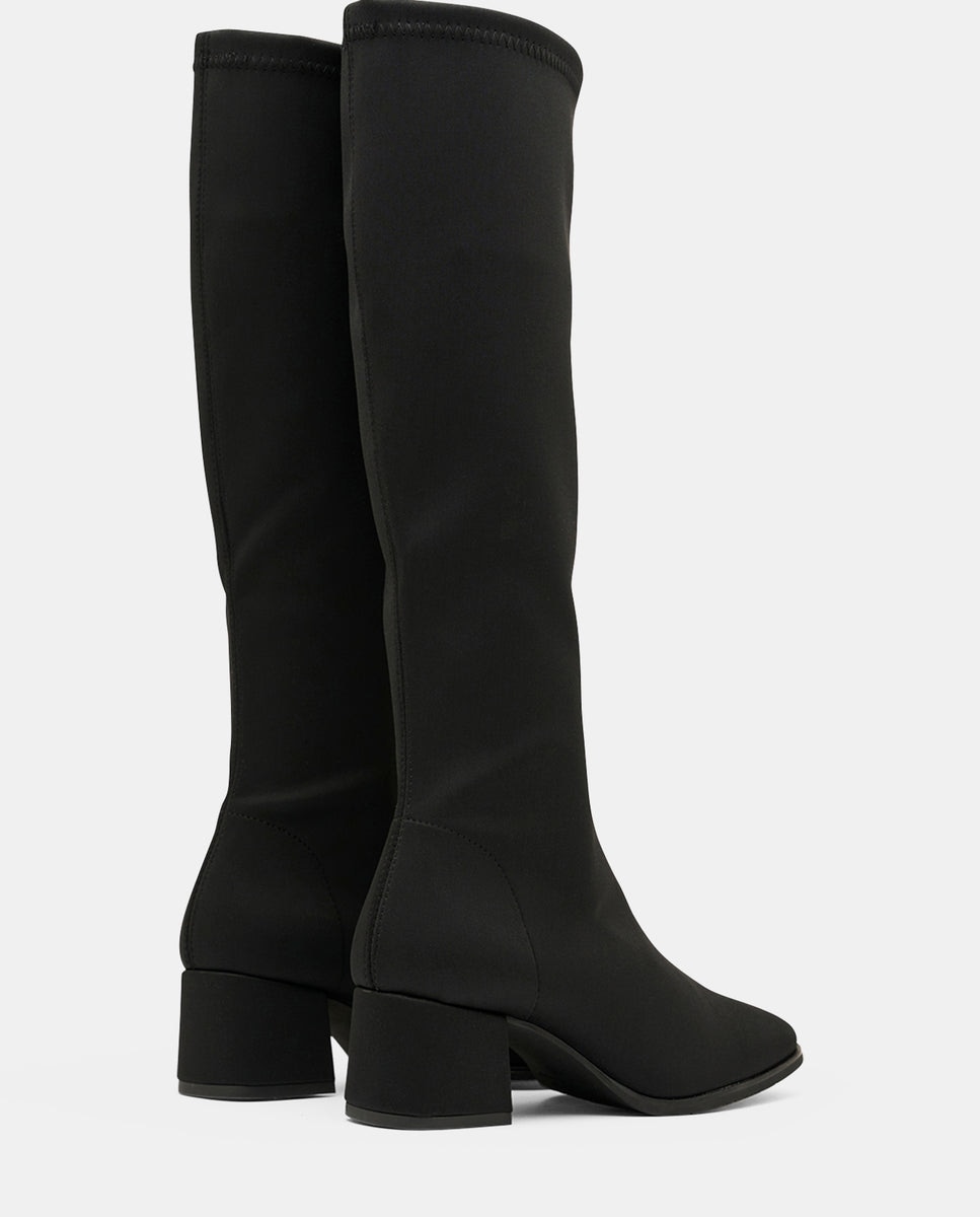 Imagen 3 de Botas fax studio de mujer en tejido elástico - Miss Elastic - Negro Negro