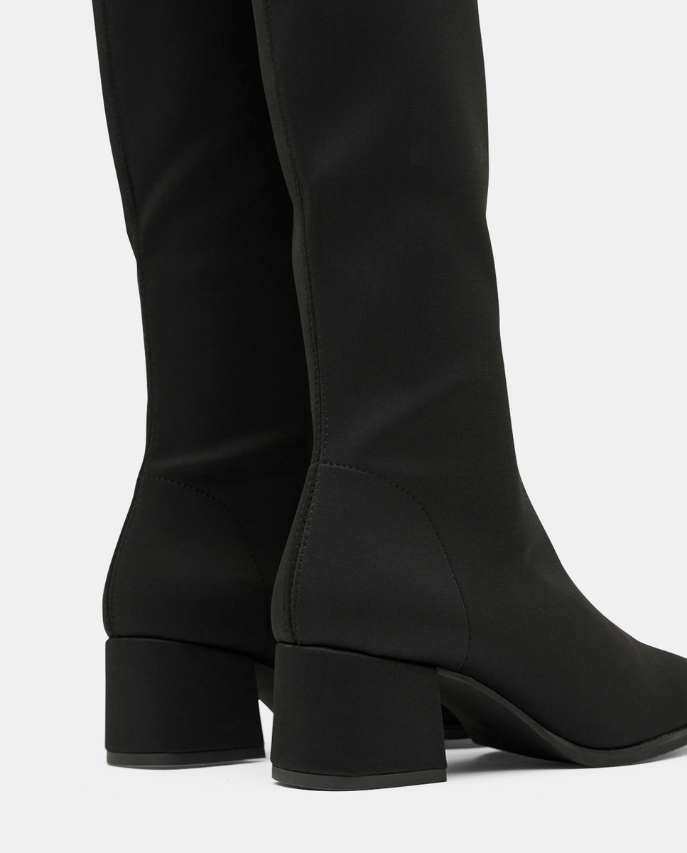 Imagen 5 de Botas fax studio de mujer en tejido elástico - Miss Elastic - Negro Negro