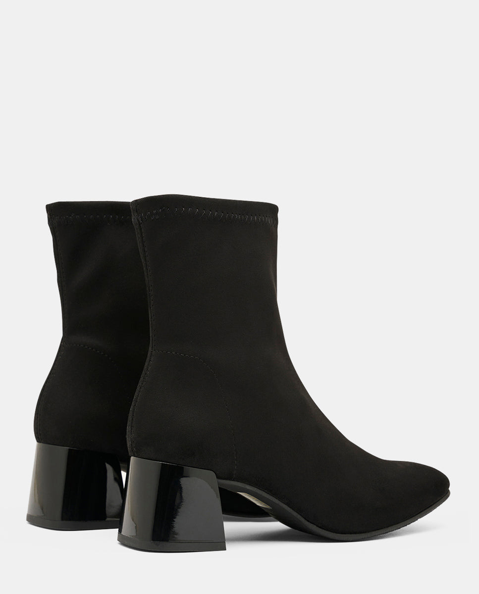 Botines fax botin de mujer en efecto ante marino - Miss Elastic - Negro Negro-4