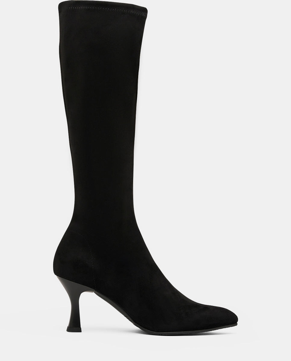 Imagen 3 de Botas zeta de mujer en efecto ante - Miss Elastic - Negro Negro