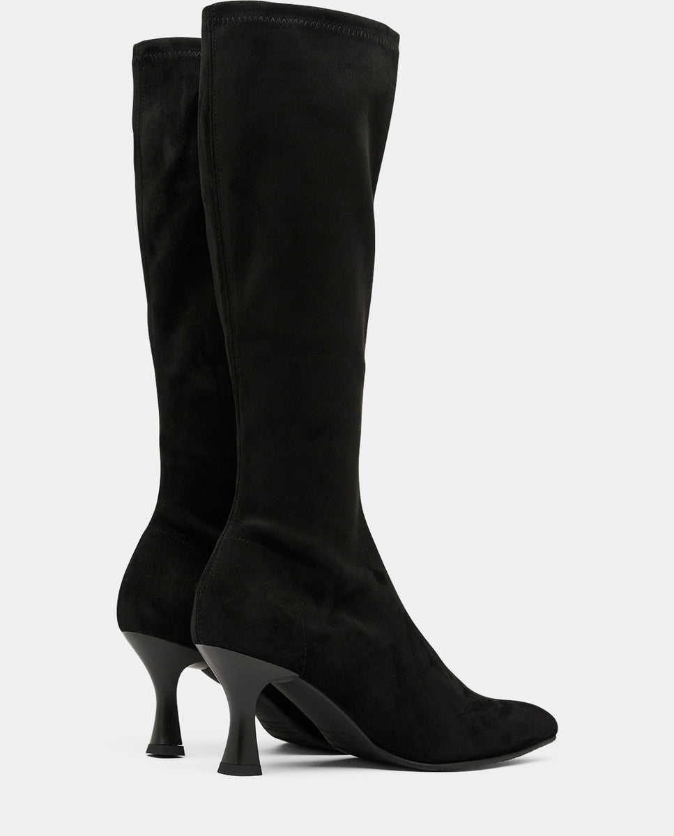 Imagen 4 de Botas zeta de mujer en efecto ante - Miss Elastic - Negro Negro