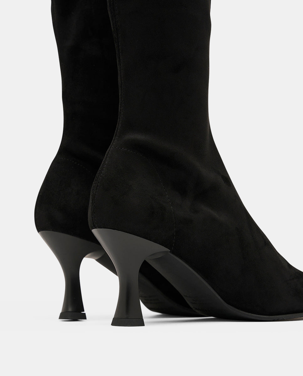 Imagen 5 de Botas zeta de mujer en efecto ante - Miss Elastic - Negro Negro