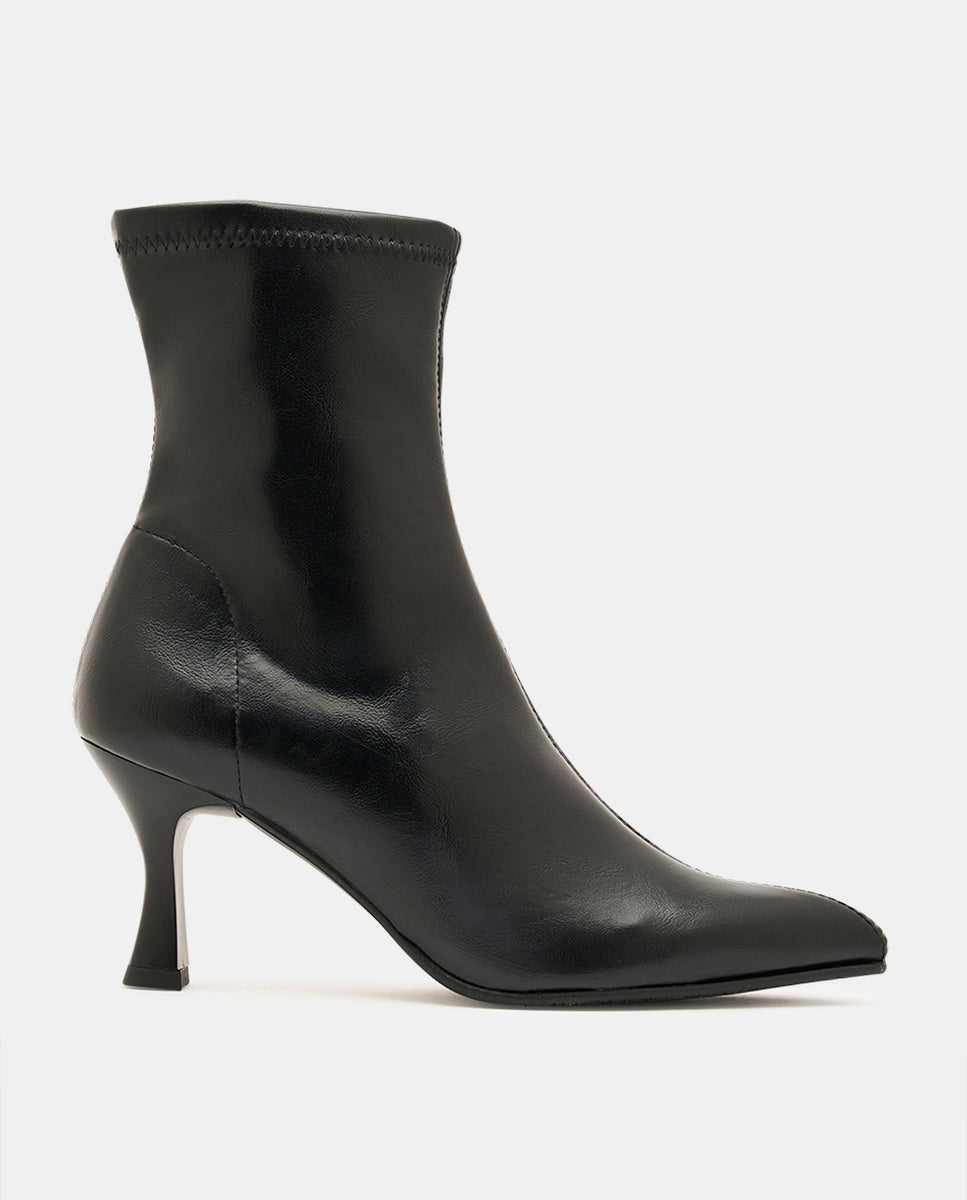 Botines zeta de mujer en tejido elástico - Miss Elastic - Negro Negro-1