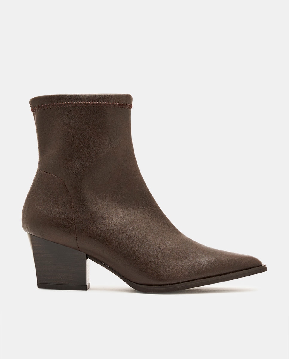 Imagen 0 de Botines texaco de mujer en tejido técnico elástico testa Marrón chocolate