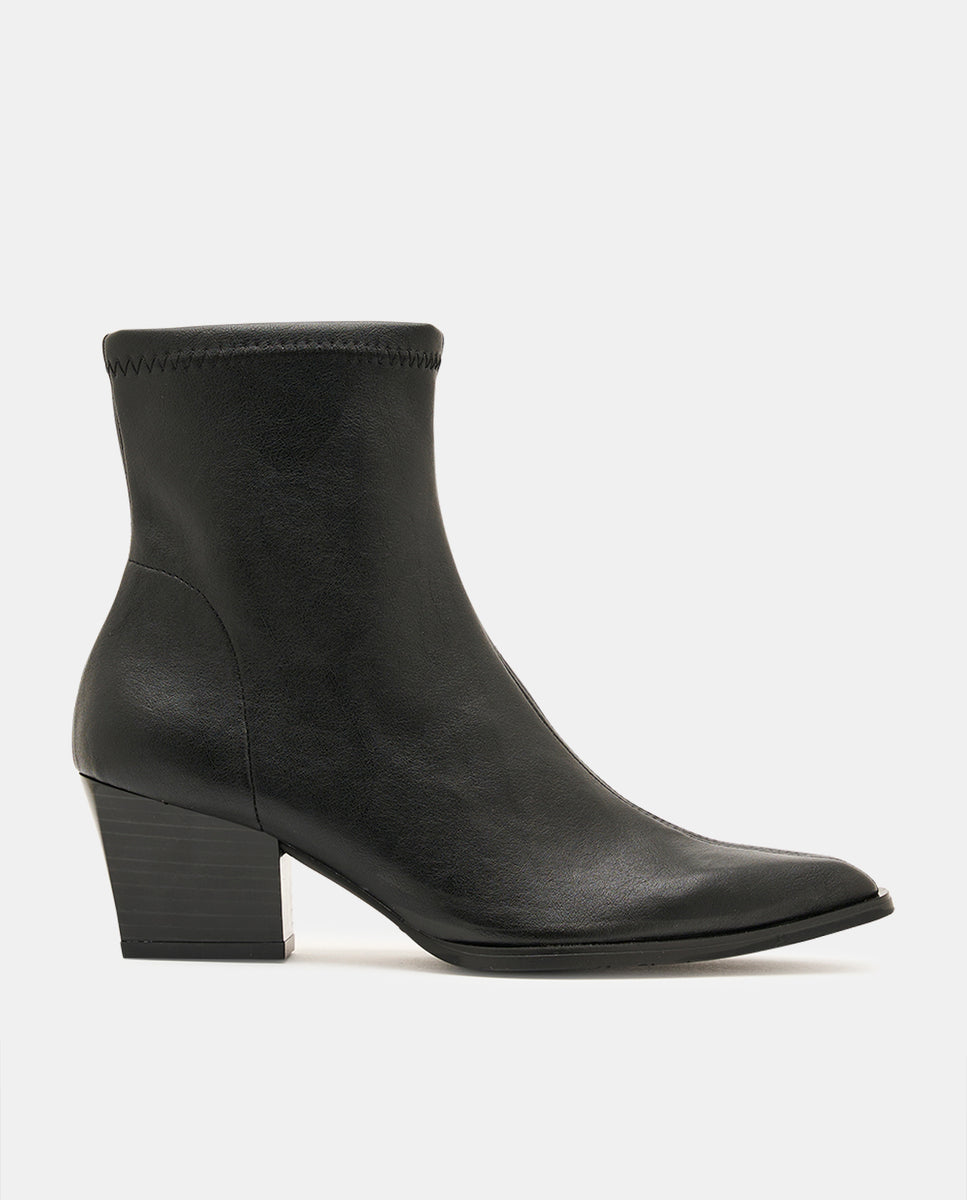 Botines texaco de mujer en tejido técnico elástico testa - Miss Elastic - Negro Negro-3