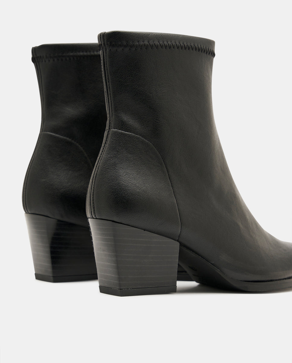 Botines texaco de mujer en tejido técnico elástico testa - Miss Elastic - Negro Negro-5