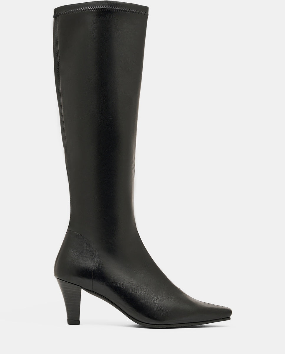 Botas luz de mujer en tejido elástico - Miss Elastic - Negro Negro-4