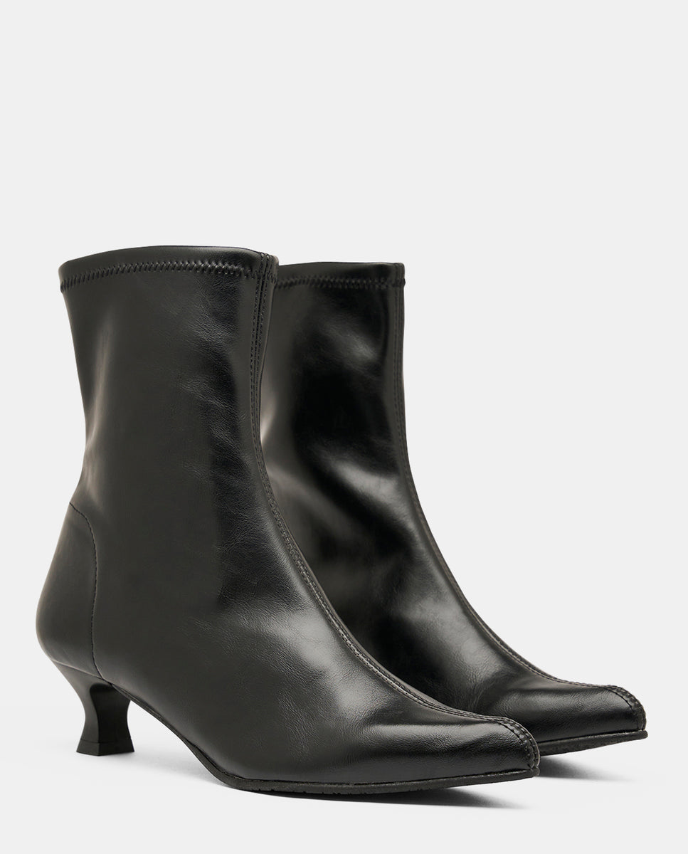 Botines zetina de mujer en tejido elástico - Miss Elastic - Negro Negro-2