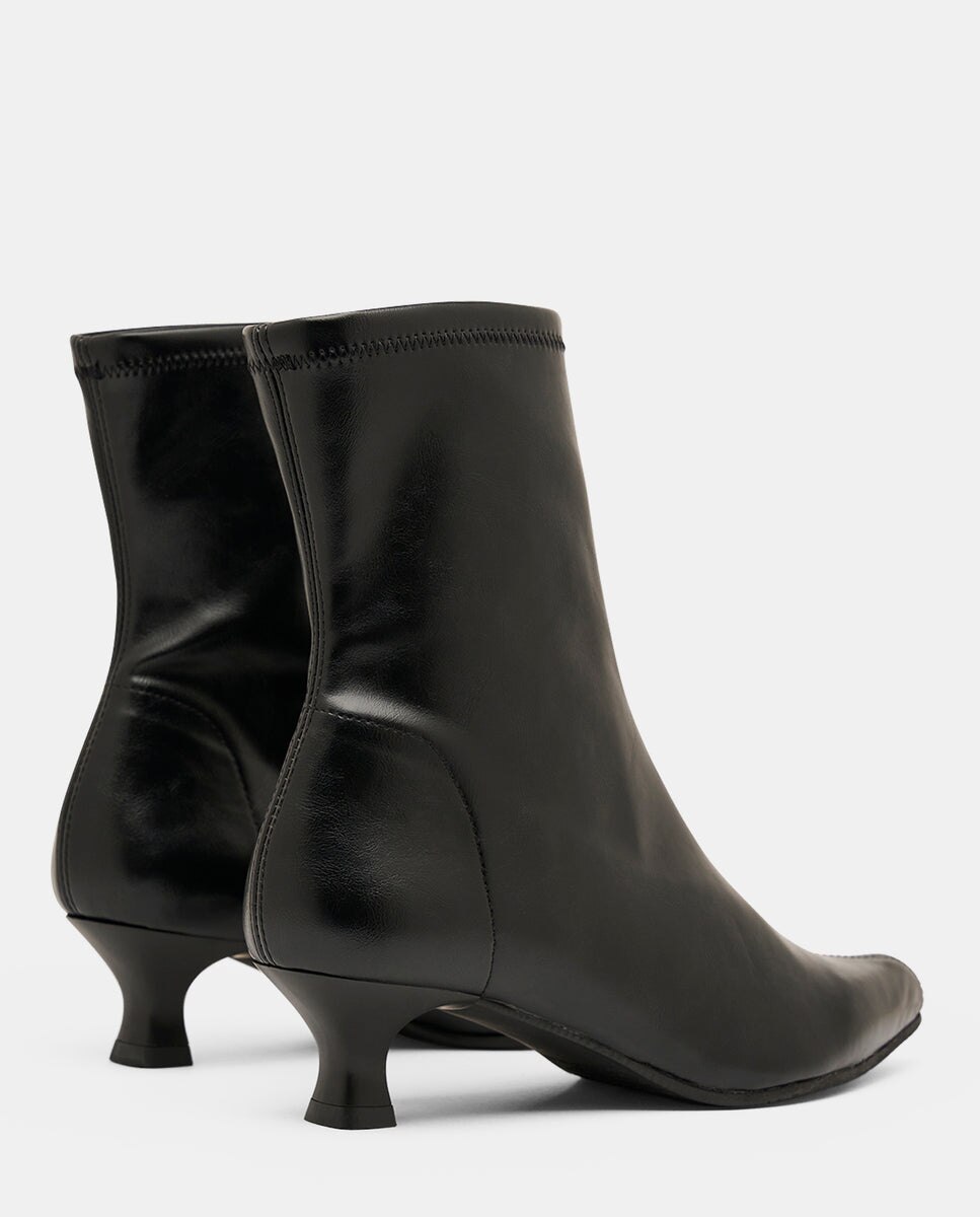 Botines zetina de mujer en tejido elástico - Miss Elastic - Negro Negro-4