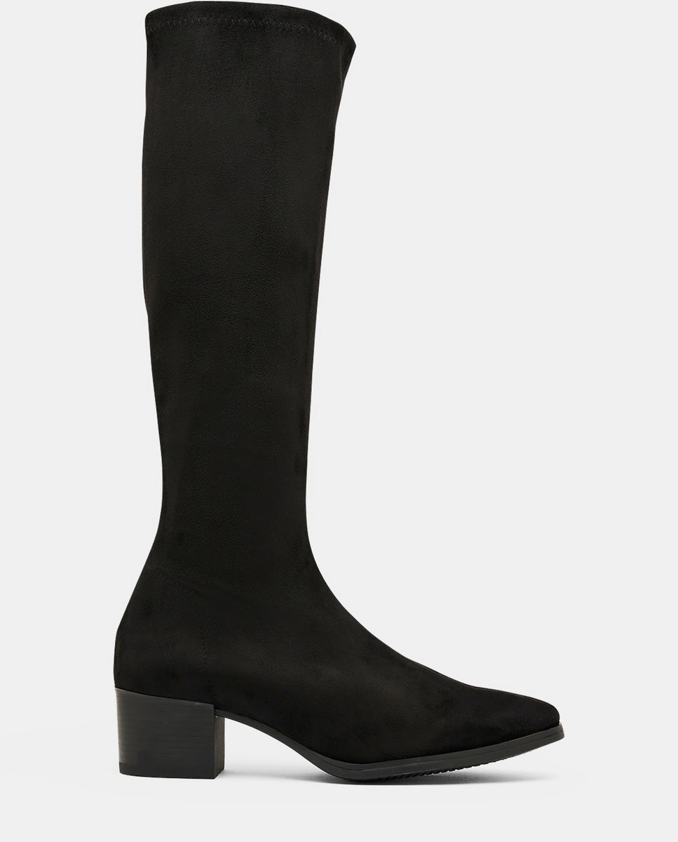 Imagen 4 de Botas corso de mujer en efecto ante testa - Miss Elastic - Negro Negro