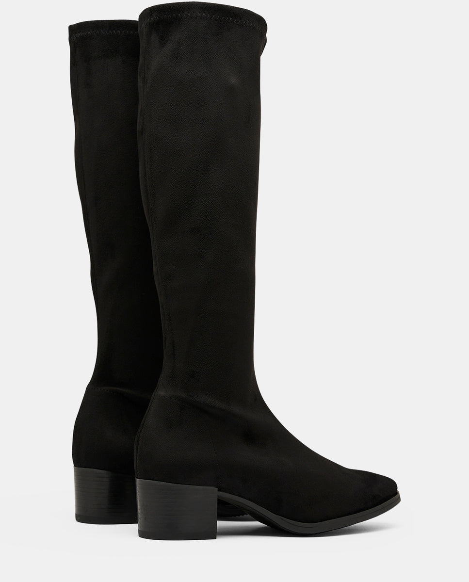 Imagen 3 de Botas corso de mujer en efecto ante testa - Miss Elastic - Negro Negro