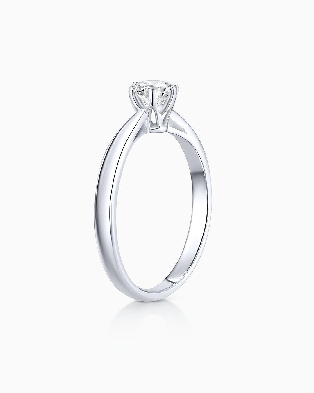 Imagen 3 de Anillo de compromiso always de diamante 0,30 cts. en oro blanco de 18 kt - MUMIT - Blanco Blanco