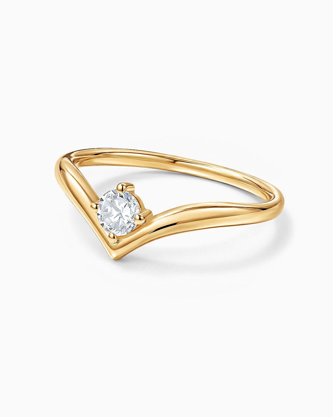 Imagen 4 de Sortija liora aria de diamante en oro amarillo de 18 kt - MUMIT - Dorado Dorado