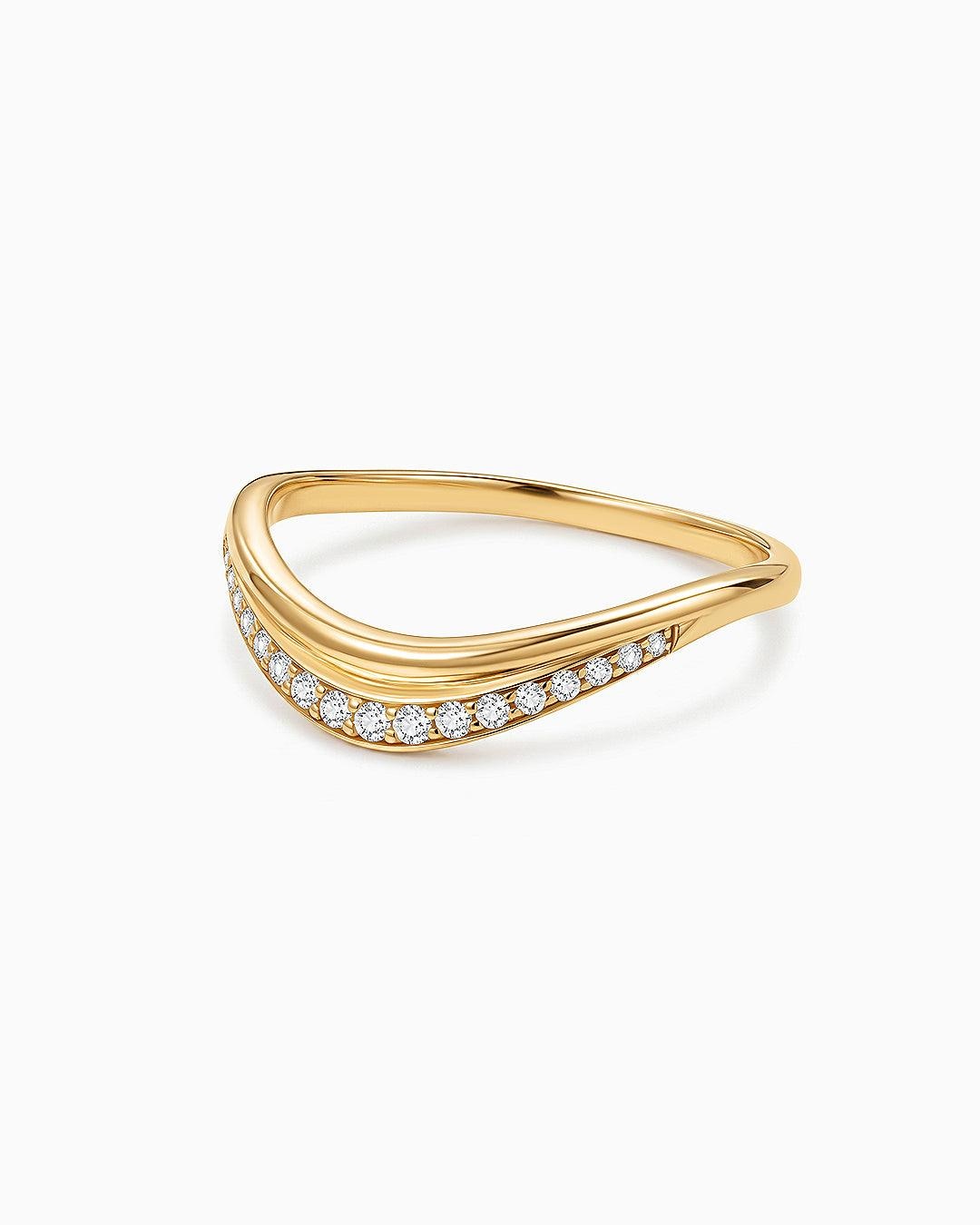 Imagen 4 de Sortija liora lumina de diamantes en oro amarillo de 18 kt - MUMIT - Dorado Dorado