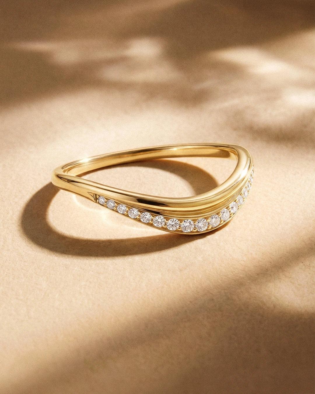 Imagen 5 de Sortija liora lumina de diamantes en oro amarillo de 18 kt - MUMIT - Dorado Dorado
