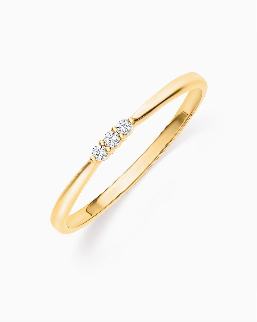 Sortija sweet diamonds en oro amarillo de 18 kt - MUMIT - Dorado Dorado-1