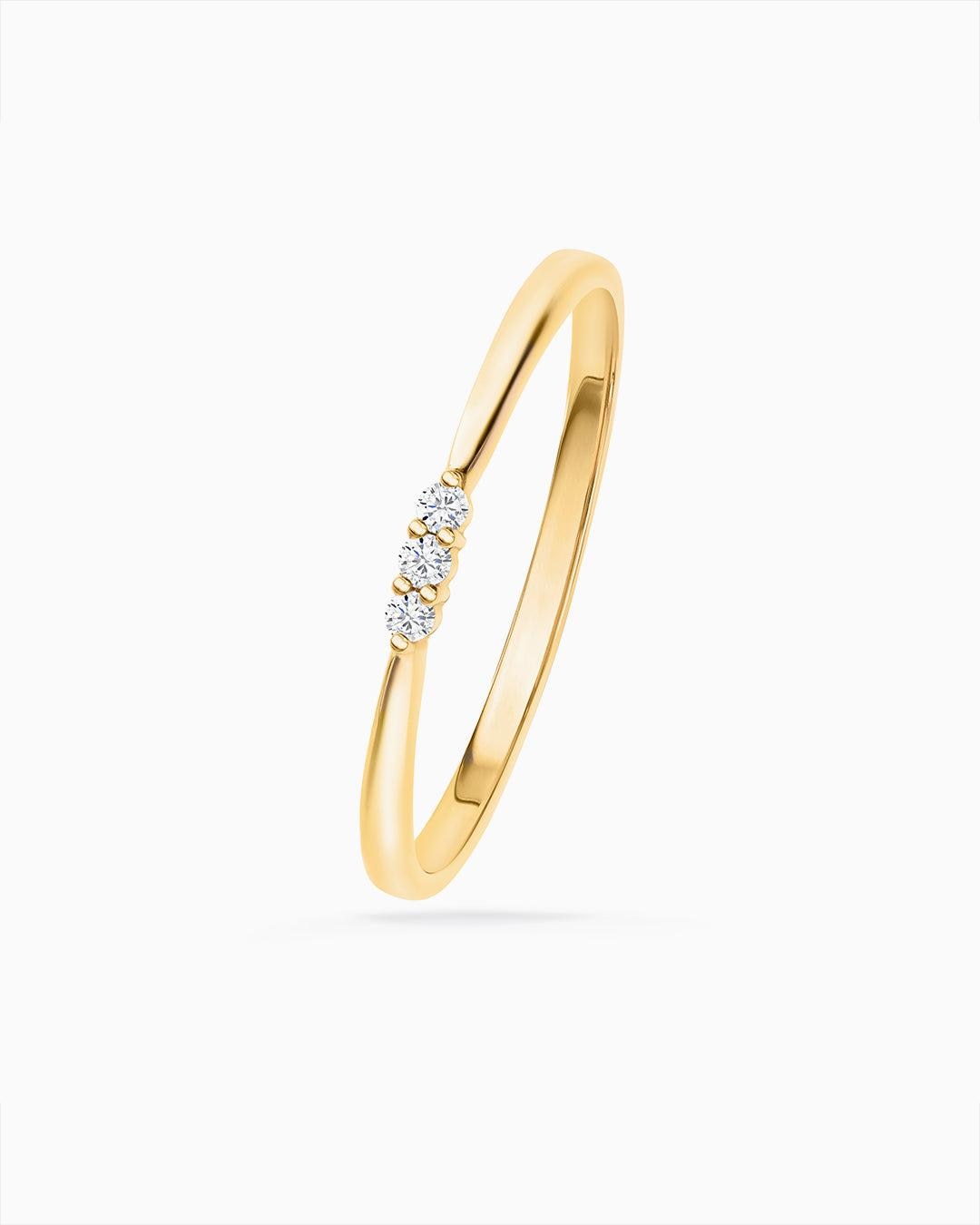 Sortija sweet diamonds en oro amarillo de 18 kt - MUMIT - Dorado Dorado-4