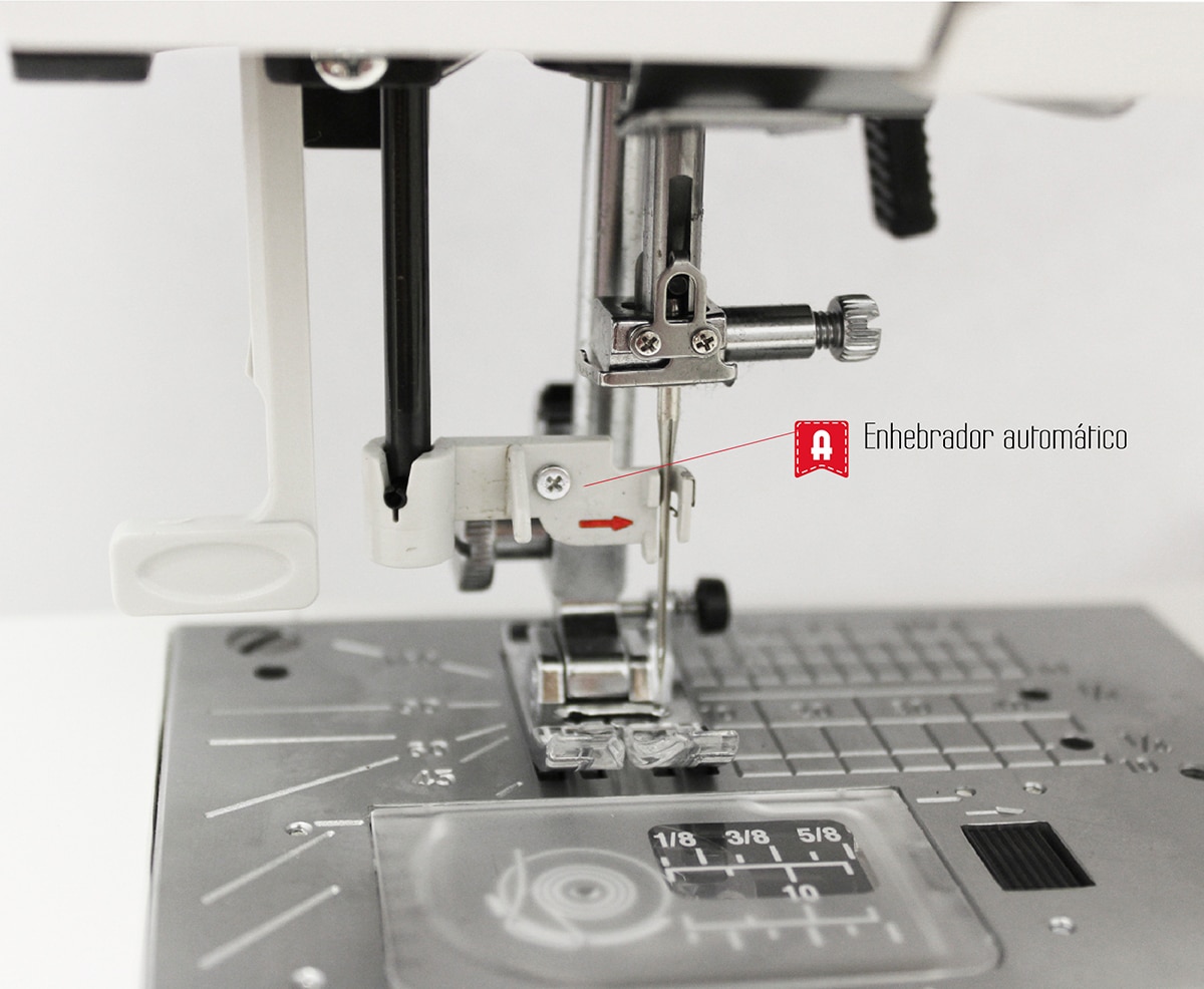 Máquina de coser Alfa A2130 con 30 puntadas - Blanco Blanco-2