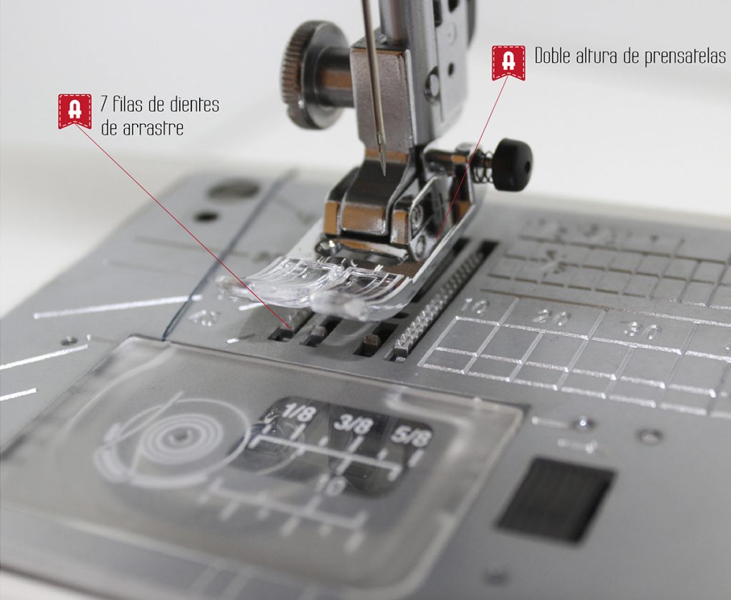 Máquina de coser Alfa A2130 con 30 puntadas - Blanco Blanco-3