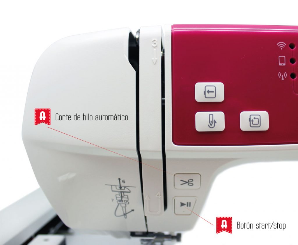 Máquina de coser Alfa Duo A3100 con 120 puntadas - Blanco Blanco-3
