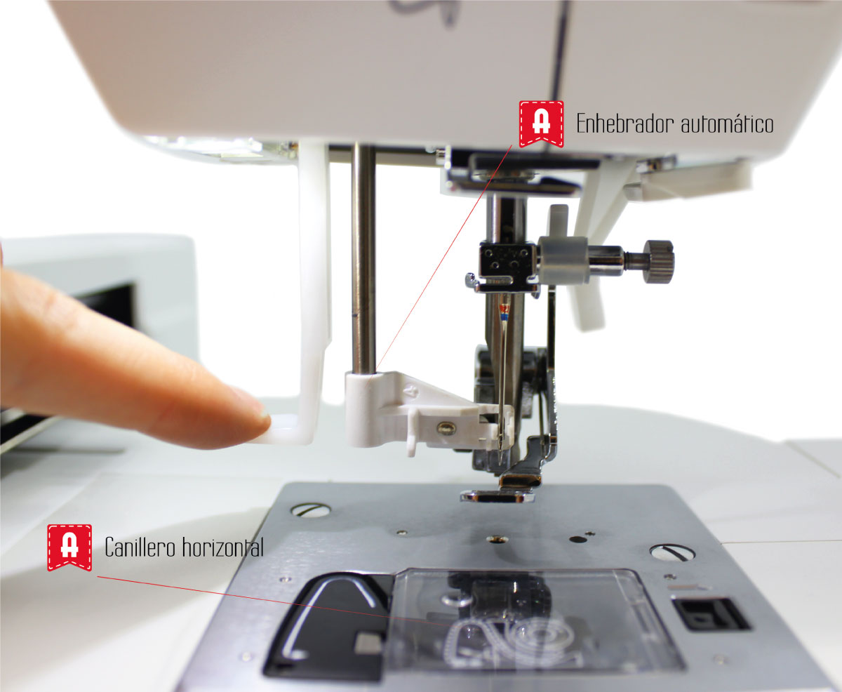 Máquina de coser Alfa Duo A3100 con 120 puntadas - Blanco Blanco-4