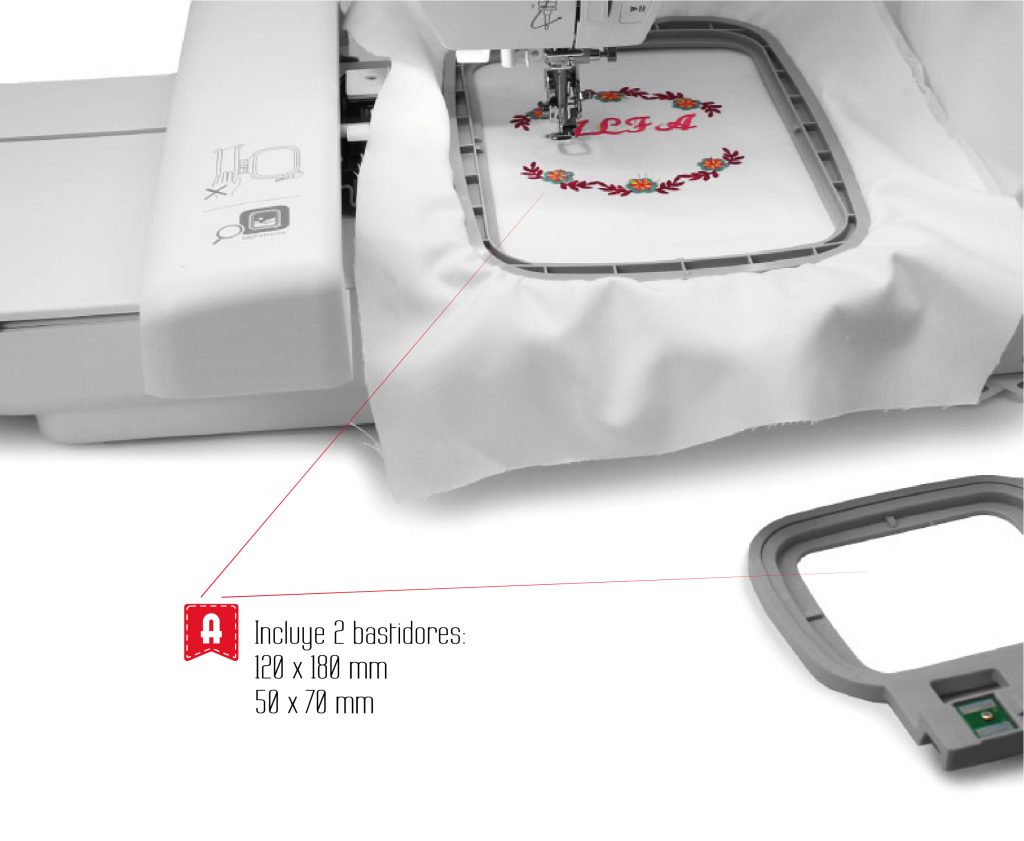 Máquina de coser Alfa Duo A3100 con 120 puntadas - Blanco Blanco-5