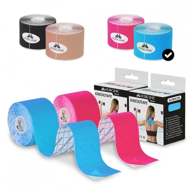 Imagen 0 de Pack 2 Kinesiotape Venda Neuromuscular Adhesiva Elásticas Mobiclinic