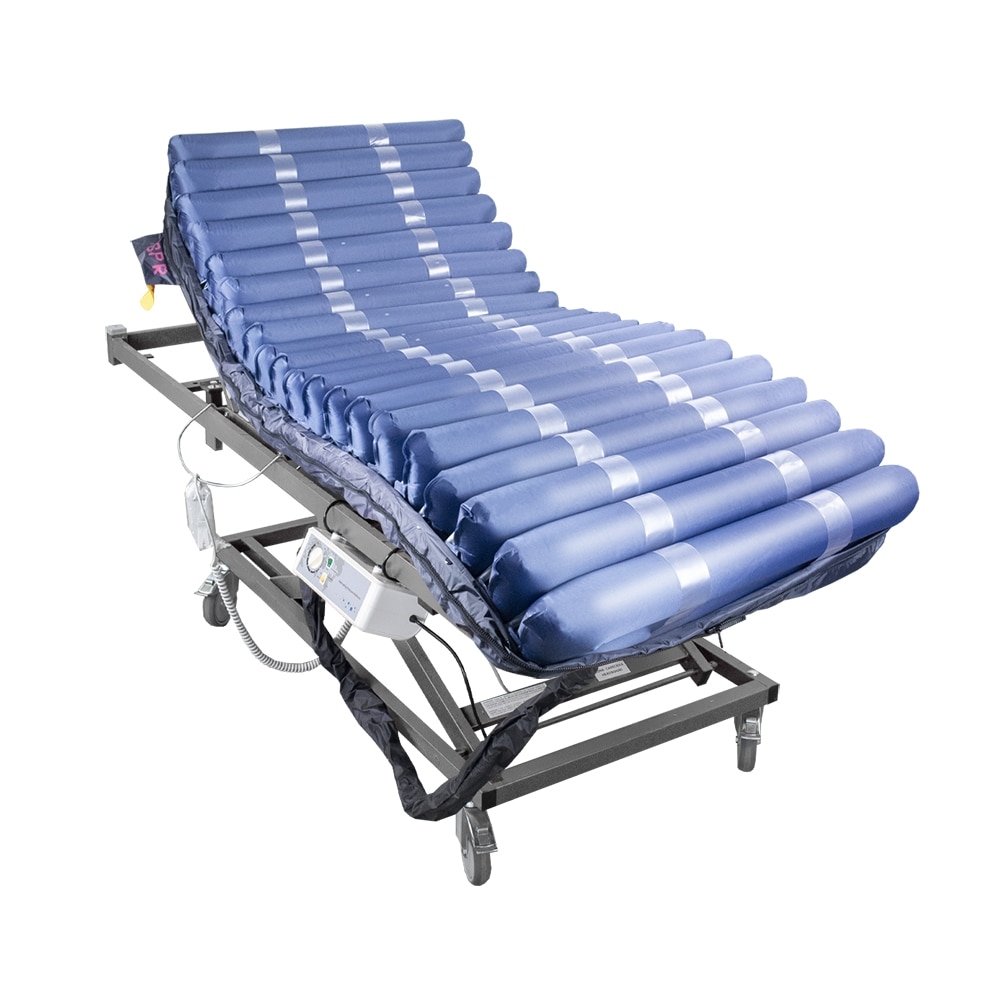 Imagen 0 de Colchón antiescaras de aire con compresor 200x120x22cm 20 celdas azul Mobi 4 plus Mobiclinic