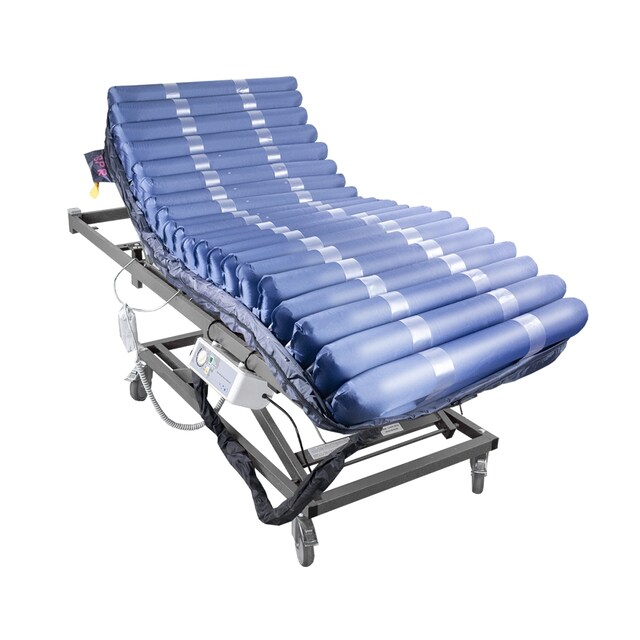 Imagen 0 de Colchón antiescaras de aire con compresor 200x120x22cm 20 celdas azul Mobi 4 plus Mobiclinic